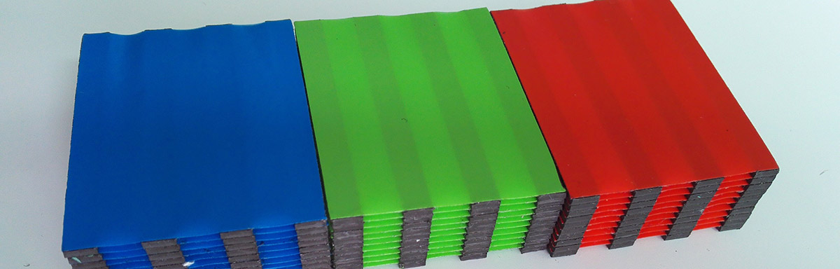 Color magnetic sheet